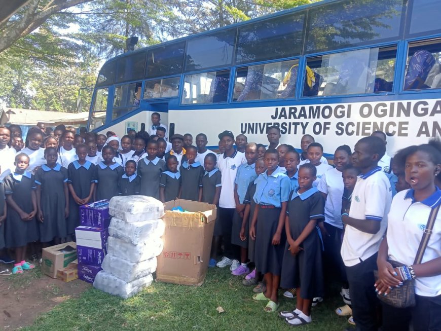 JOOUST Disability Advocacy Club Extends Support to St. Martins Mumias Special School for the Hearing Impaired