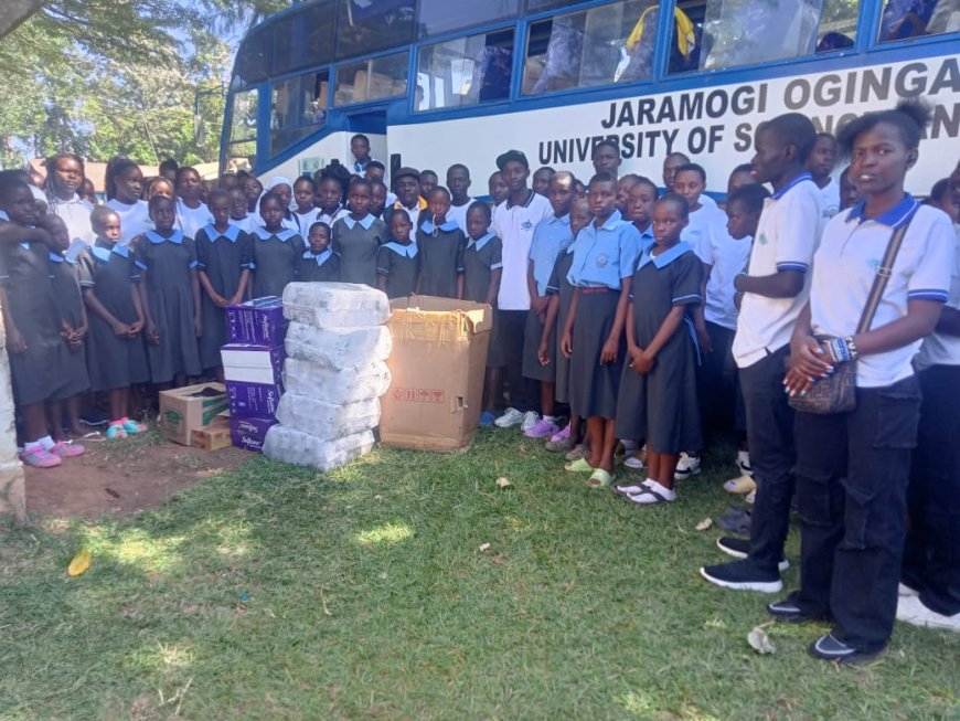 JOOUST Disability Advocacy Club Extends Support to St. Martins Mumias Special School for the Hearing Impaired