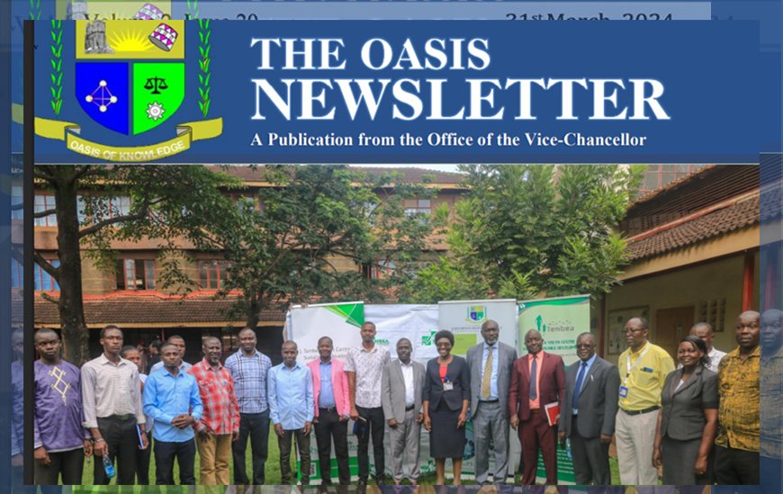 The Oasis Newsletter Volume 2, issue 21